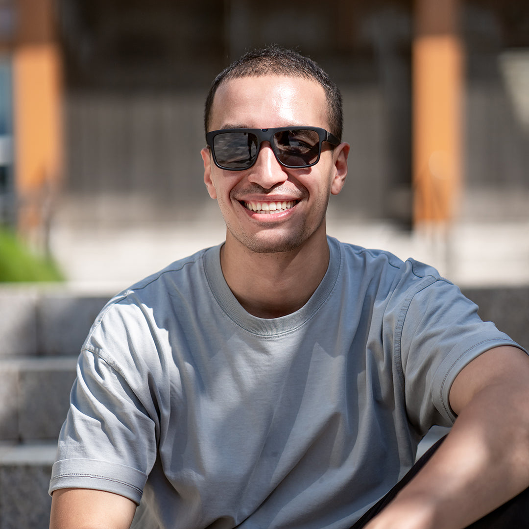 Dusk Rx Premium Smart Glasses with Electronic Tint Control Ampere