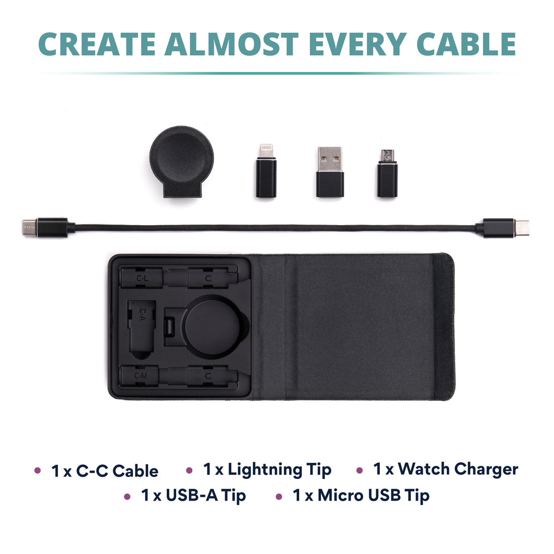 Ampere 8-in-1 Emergency Travel Cable Kit