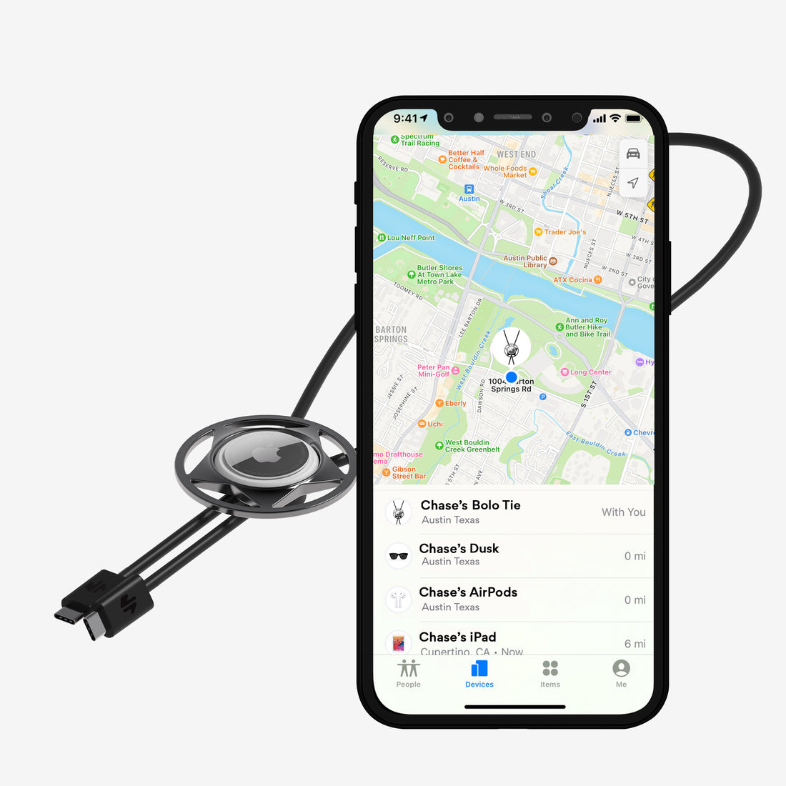 The AirTag Bolo Tie
