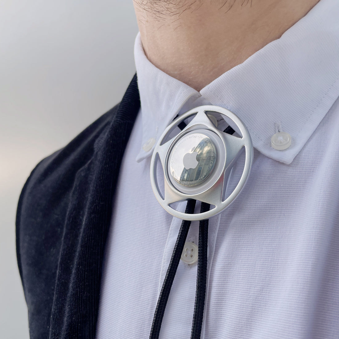 The AirTag Bolo Tie