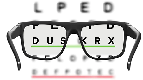 Dusk Rx Premium Smart Glasses with Electronic Tint Control Ampere